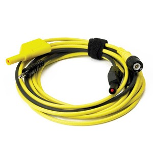 Cavo di test Premium (da BNC a 4mm) - 3 m, giallo