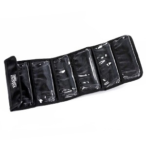 Immagine Custodia nera accessori con sei tasche