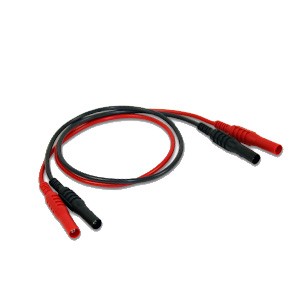 Immagine Cavo da scoperto 4 mm a 4 mm 1000 V CAT III 0.5 m nero