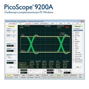 Foto prodotto KIT PicoScope 9211A Oscilloscopio Sampling 2 canali, 12 GHz con CDR, LAN, kit TDR/TDT