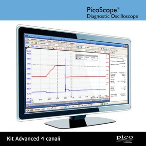 Foto prodotto Kit Diagnostico Advanced 4 canali con PicoScope 4423