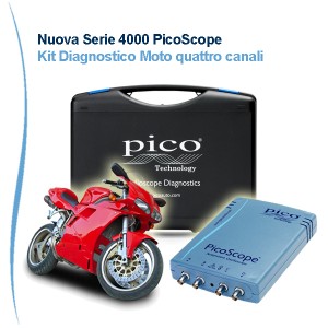 Foto prodotto Kit Diagnostico Automotive 4 canali con PicoScope 4423 per moto