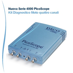 Foto prodotto Kit Diagnostico Automotive 4 canali con PicoScope 4423 per moto