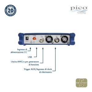 Foto prodotto KIT Oscilloscopio PicoScope 6407 Digitalizzatore 1GHz senza sonde
