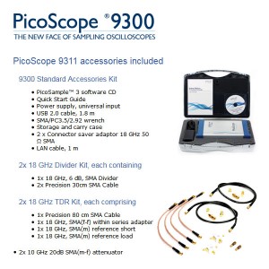 Foto prodotto KIT PicoScope 9311 Oscilloscopio Sampling 2 canali, 20 GHz, TDR/TDT output da 60 ps