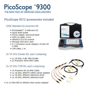 Foto prodotto KIT PicoScope 9312 Oscilloscopio Sampling 2 canali, 20 GHz, TDR/TDT output da 40 ps