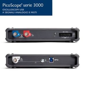 Foto prodotto Oscilloscopio PicoScope 3204D MSO 2 + 16 digitali, 70 MHz, 2 sonde e accessori