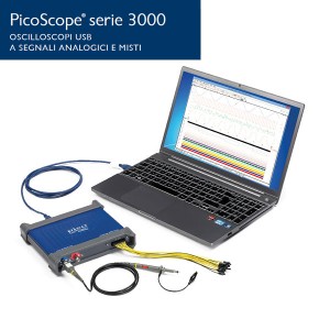 Foto prodotto Oscilloscopio PicoScope 3205D MSO 2 + 16 digitali, 100 MHz, 2 sonde e accessori