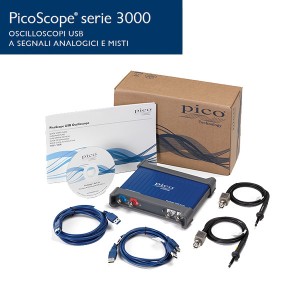 Foto prodotto Oscilloscopio PicoScope 3203D - 50 MHz, 2 sonde TA375