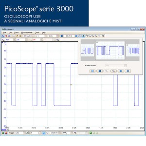 Foto prodotto Oscilloscopio PicoScope 3203D - 50 MHz, 2 sonde TA375