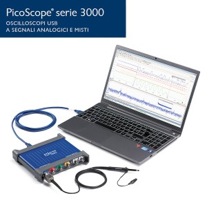 Foto prodotto Oscilloscopio PicoScope 3403D - 50 MHz, 4 sonde TA375