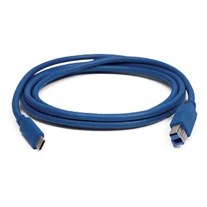 Cavetto USB-C - USB-B (3.1) 1.2m Blu