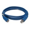 Cavetto USB-C - USB-B (2) 1.2m Blu