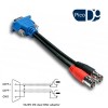 Adattatore da D9-BNC doppio