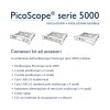 Clicca per visualizzare la foto del prodotto Oscilloscopio PicoScope 5243B - 100 MHz + AWG, 2 sonde TA132